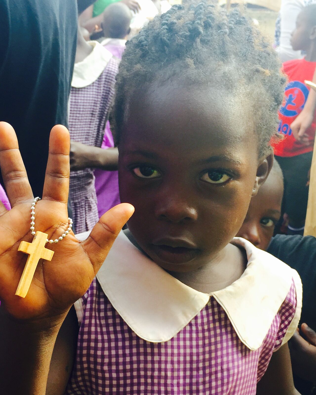 A young girl in Uganda